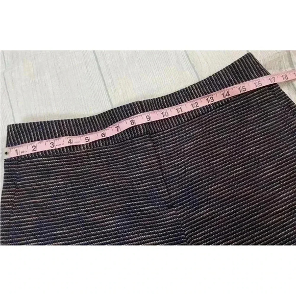 LOFT Riviera Shorts Black Blue Multicolor Tweed Flat Front Women’s Size 6 - Picture 6 of 12